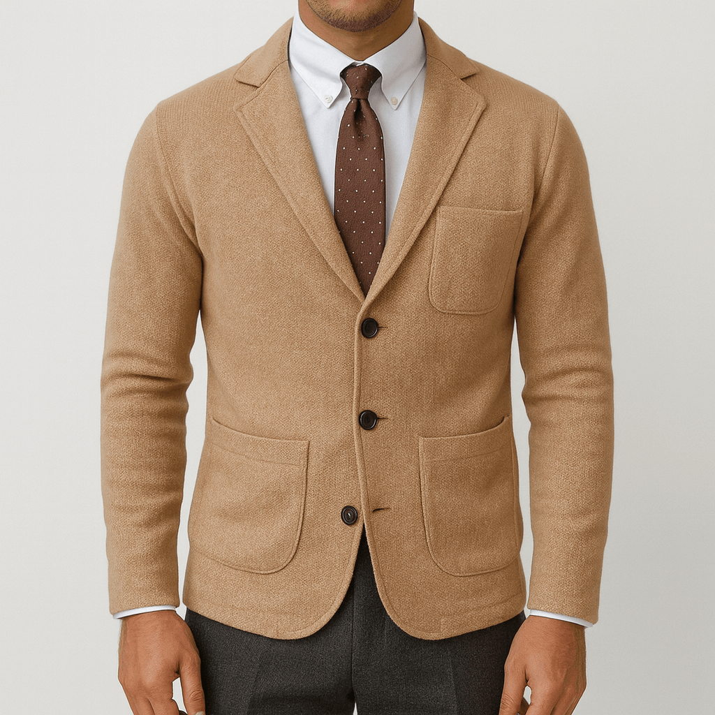Blazer Classique pour Hommes - Design Élégant à Un Bouton pour Toutes les Occasions