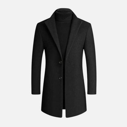 Manteau pour hommes à revers en V pour événements élégants