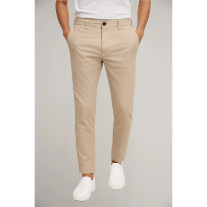 Pantalons Classiques à Pantalon Plat pour Hommes pour le Bureau