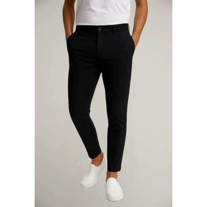 Pantalons Classiques à Pantalon Plat pour Hommes pour le Bureau