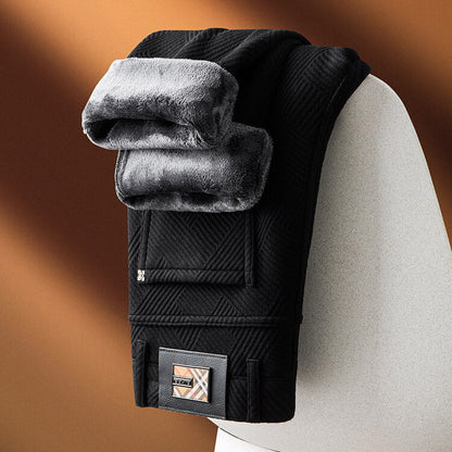 Pantalons à Motif Géométrique pour Hommes pour Occasions Élégantes