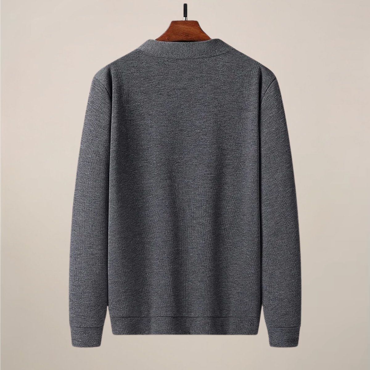 Gilet en Tricot à Col V pour Hommes avec Poches pour un Usage Quotidien