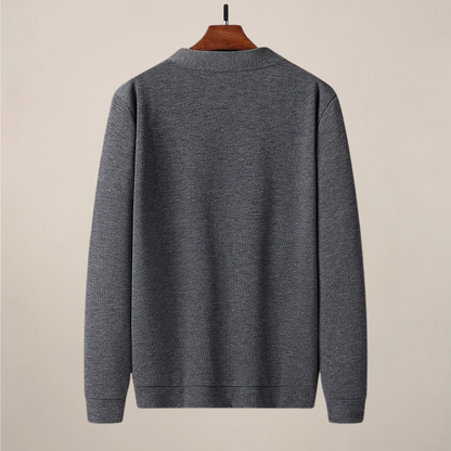 Gilet en Tricot à Col V pour Hommes avec Poches pour un Usage Quotidien