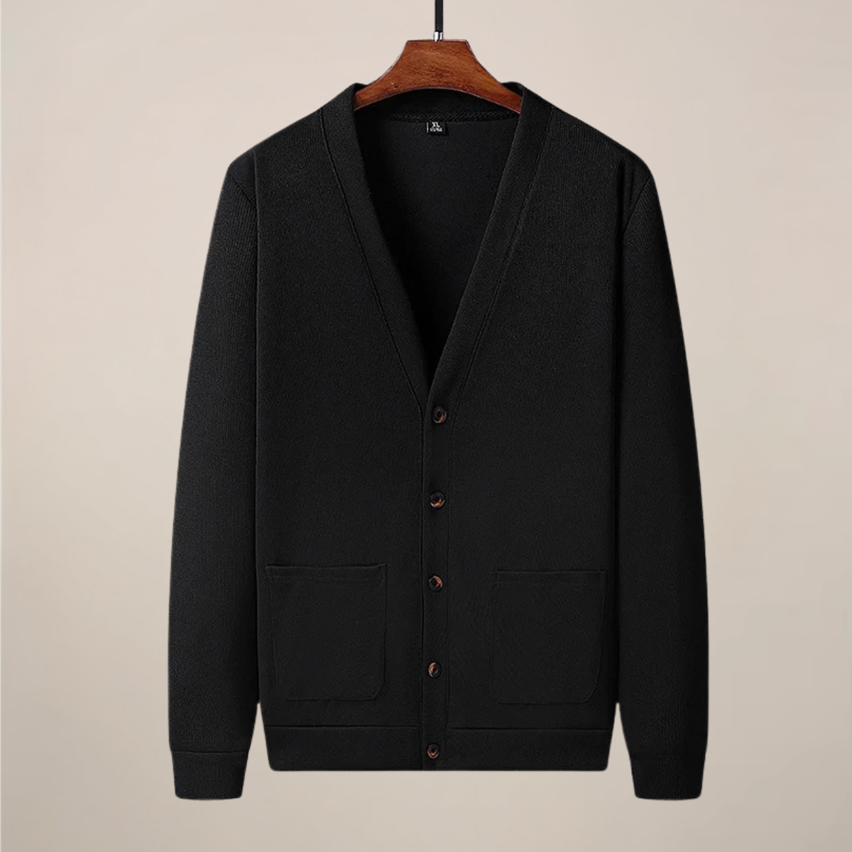 Gilet en Tricot à Col V pour Hommes avec Poches pour un Usage Quotidien