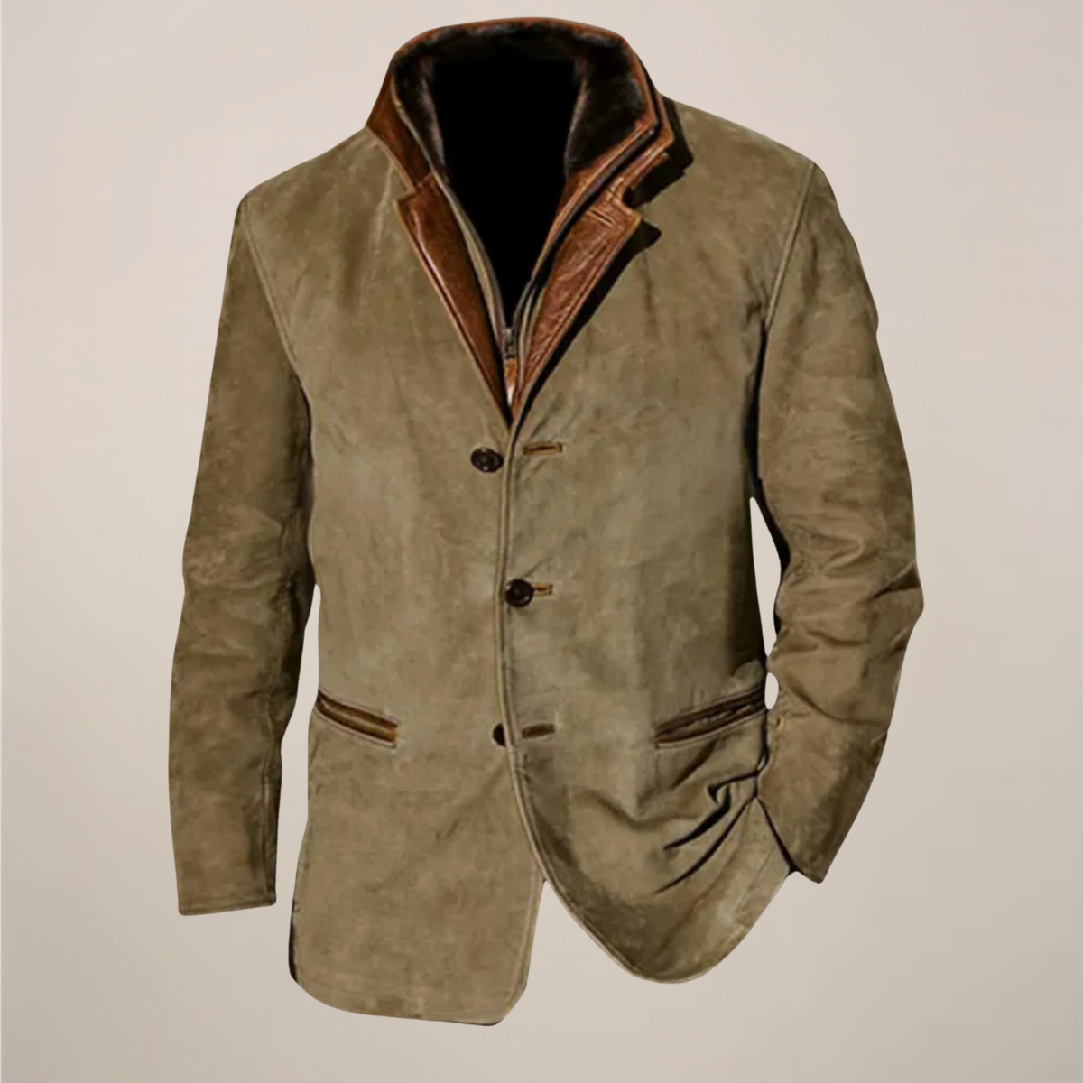 Veste Vintage pour Hommes à Col Revers – Style Classique pour Chaque Occasion