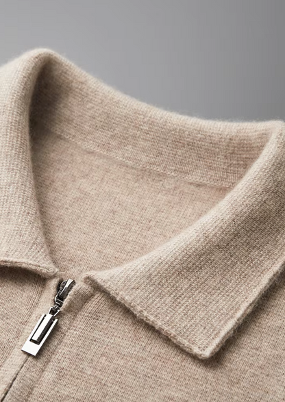 Cardigan Zippé pour Hommes – Couche Élégante pour un Port Toute l'Année