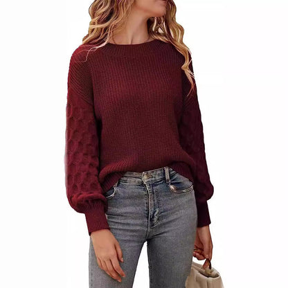 Pull en Tricot Épais et Confortable pour Sorties Chics
