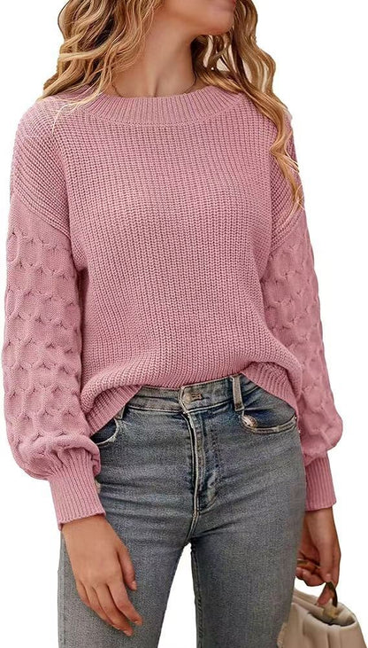 Pull en Tricot Épais et Confortable pour Sorties Chics