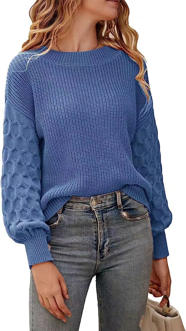 Pull en Tricot Épais et Confortable pour Sorties Chics