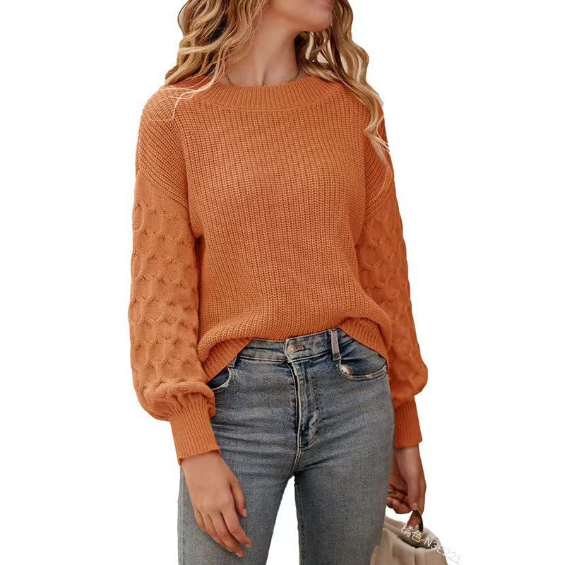Pull en Tricot Épais et Confortable pour Sorties Chics