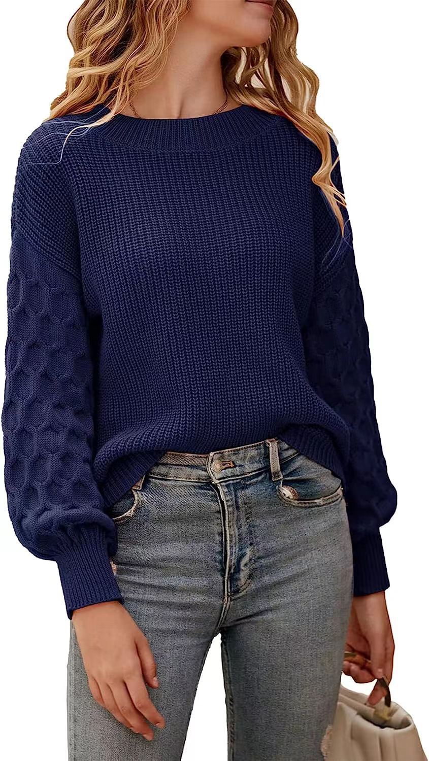 Pull en Tricot Épais et Confortable pour Sorties Chics