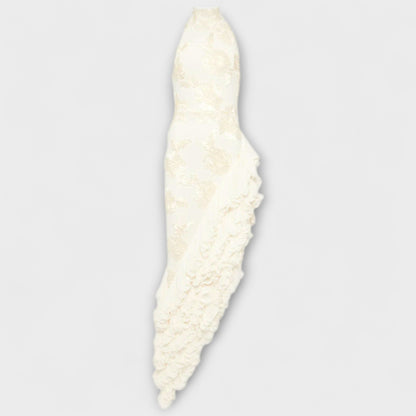 Karen - Robe Maxi avec Appliqués Floraux pour Occasions Spéciales