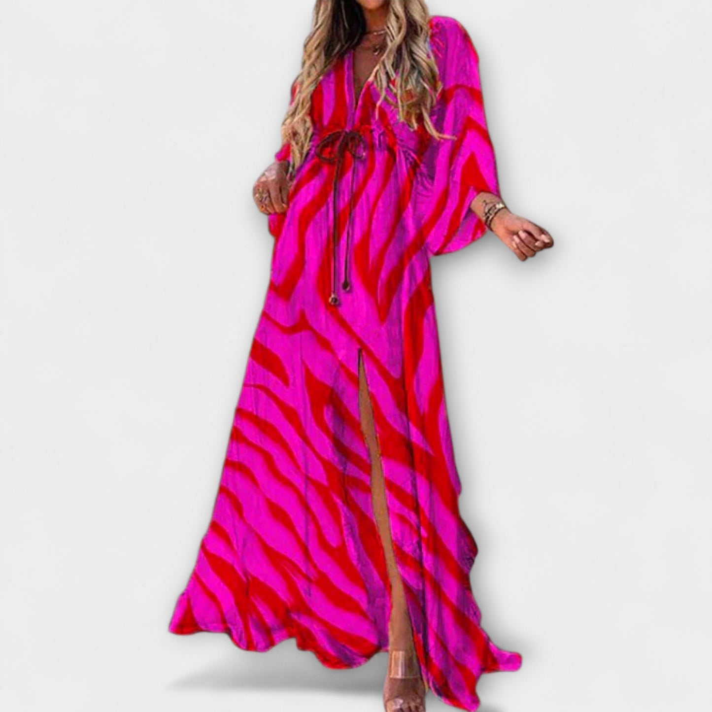 Isla - Robe en Tissu Vibrant pour Toutes les Occasions