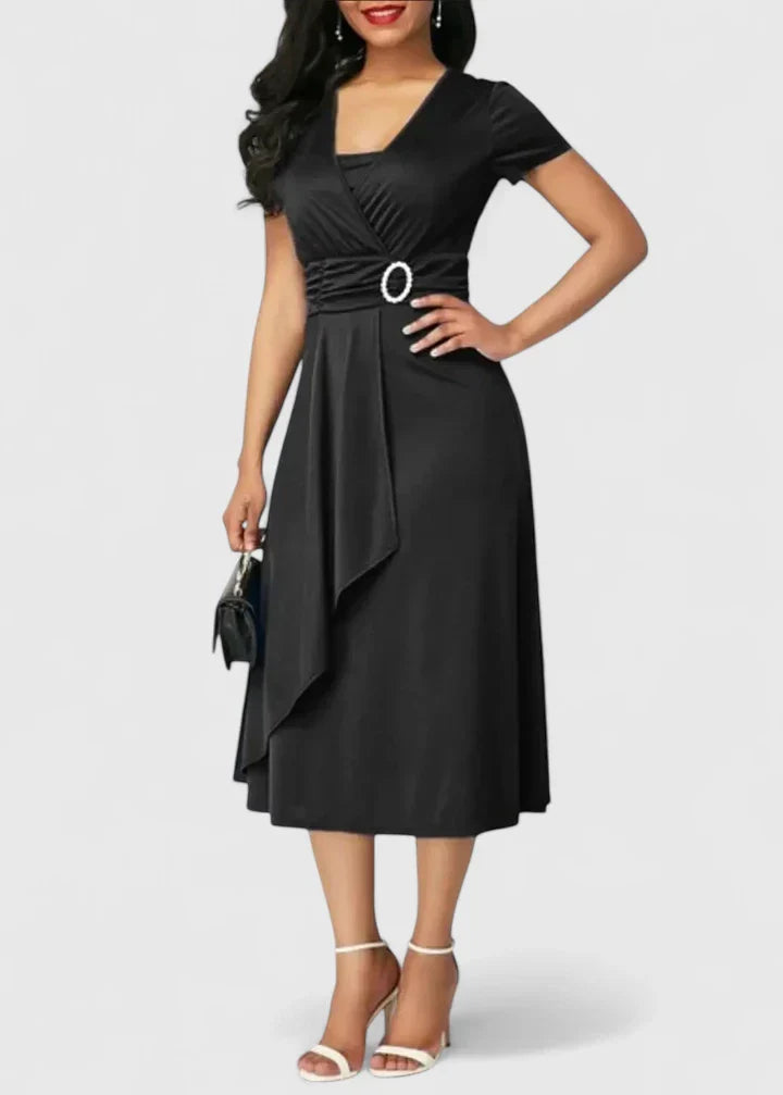 Zhyrelle | Robe Midi Chic pour Toutes les Occasions