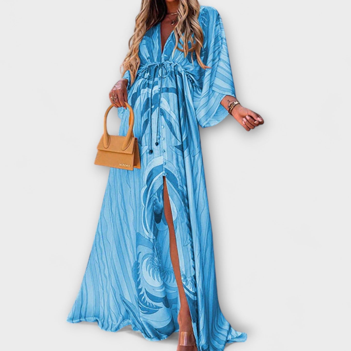 Isla - Robe en Tissu Vibrant pour Toutes les Occasions