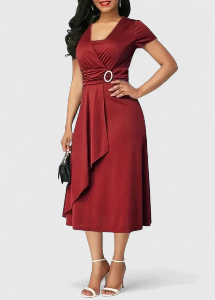 Zhyrelle | Robe Midi Chic pour Toutes les Occasions