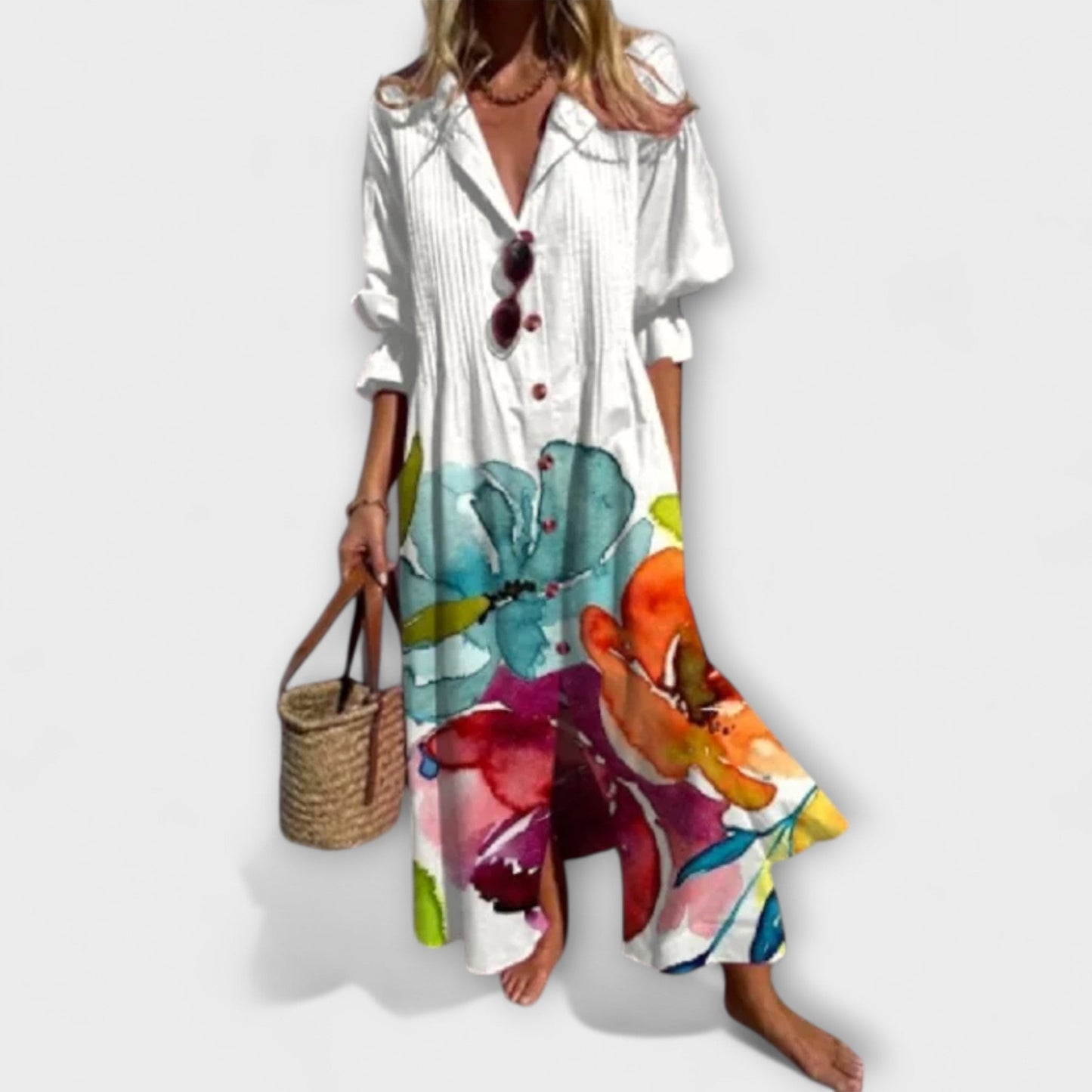 Lila - Robe Maxi Flatteuse pour un Style Sans Effort