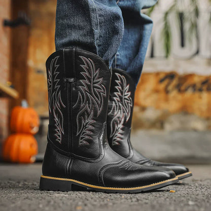 Martin | Bottes de Cowboy en Cuir de Style Western pour Hommes - Conçues pour l'Aventure