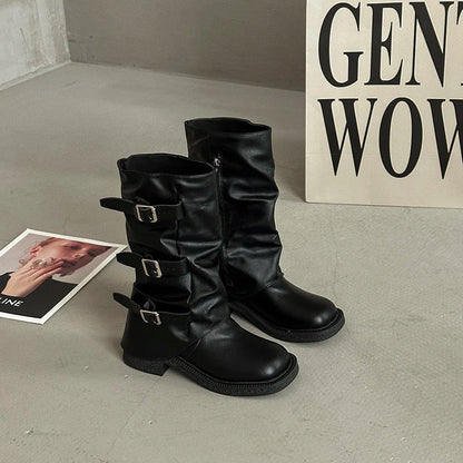 Charlotte - Bottes de mode rétro jusqu'au genou pour toutes les occasions