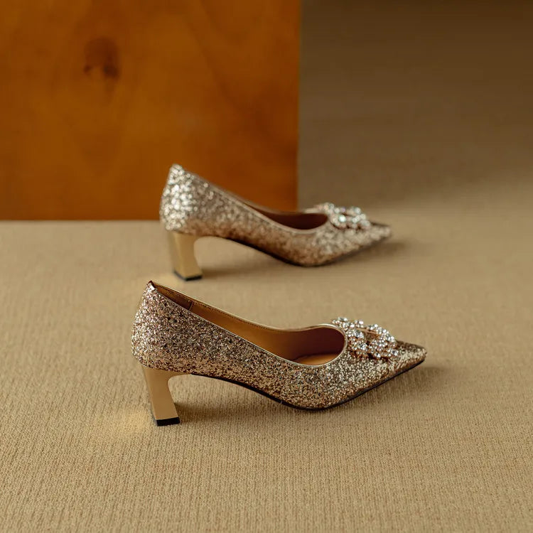 Talons Gloria Glitter pour un Glamour du Soir