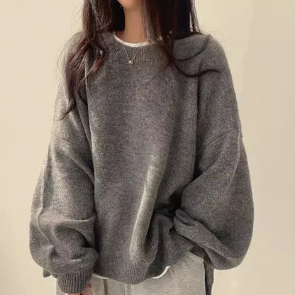 Pull en Tricot Oversize Confortable pour Toutes les Saisons
