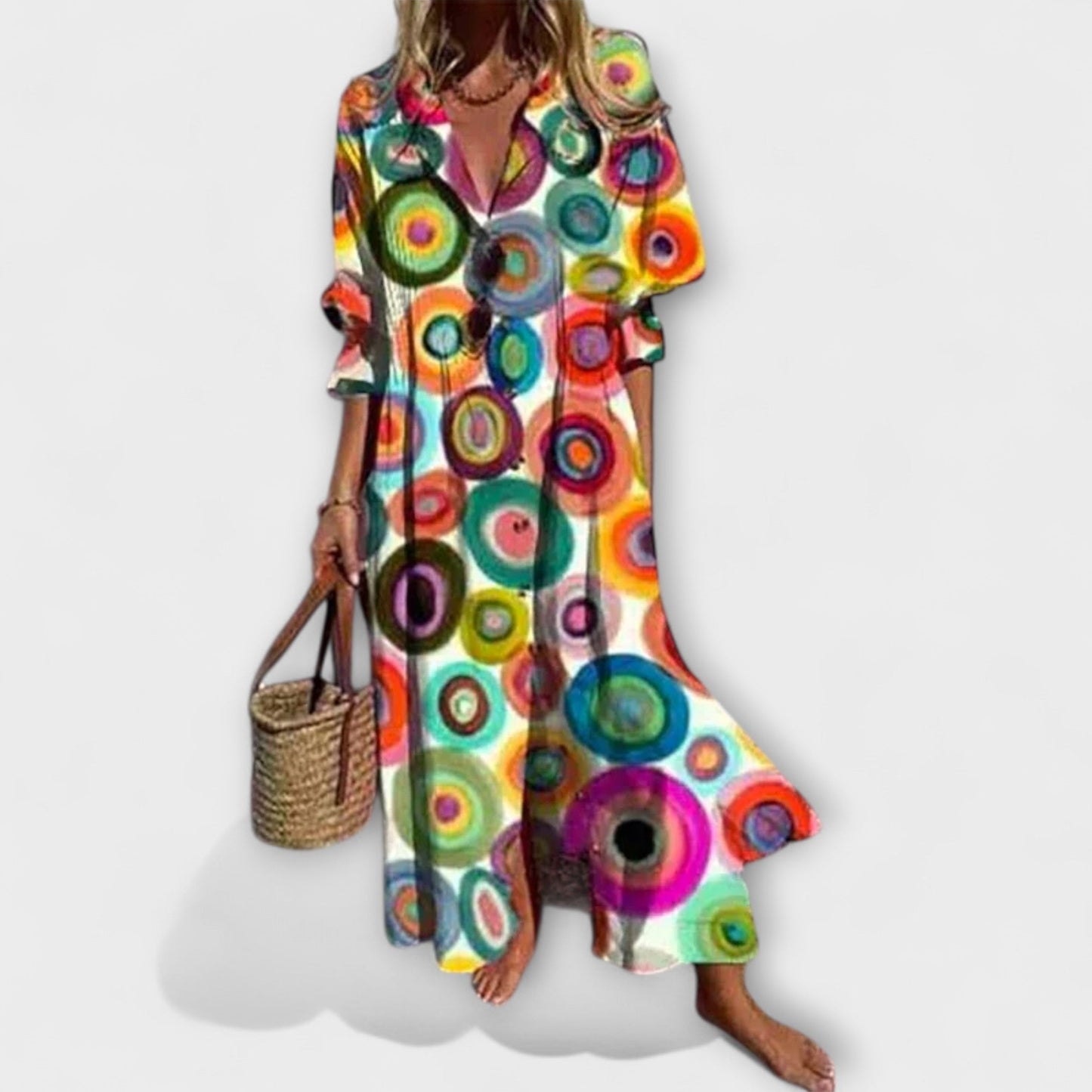 Lila - Robe Maxi Flatteuse pour un Style Sans Effort