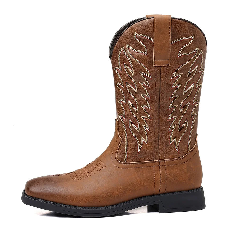 Martin | Bottes de Cowboy en Cuir de Style Western pour Hommes - Conçues pour l'Aventure