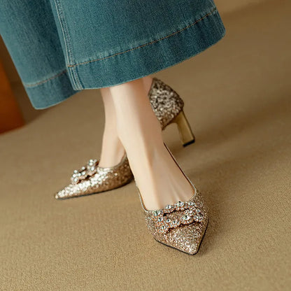 Talons Gloria Glitter pour un Glamour du Soir