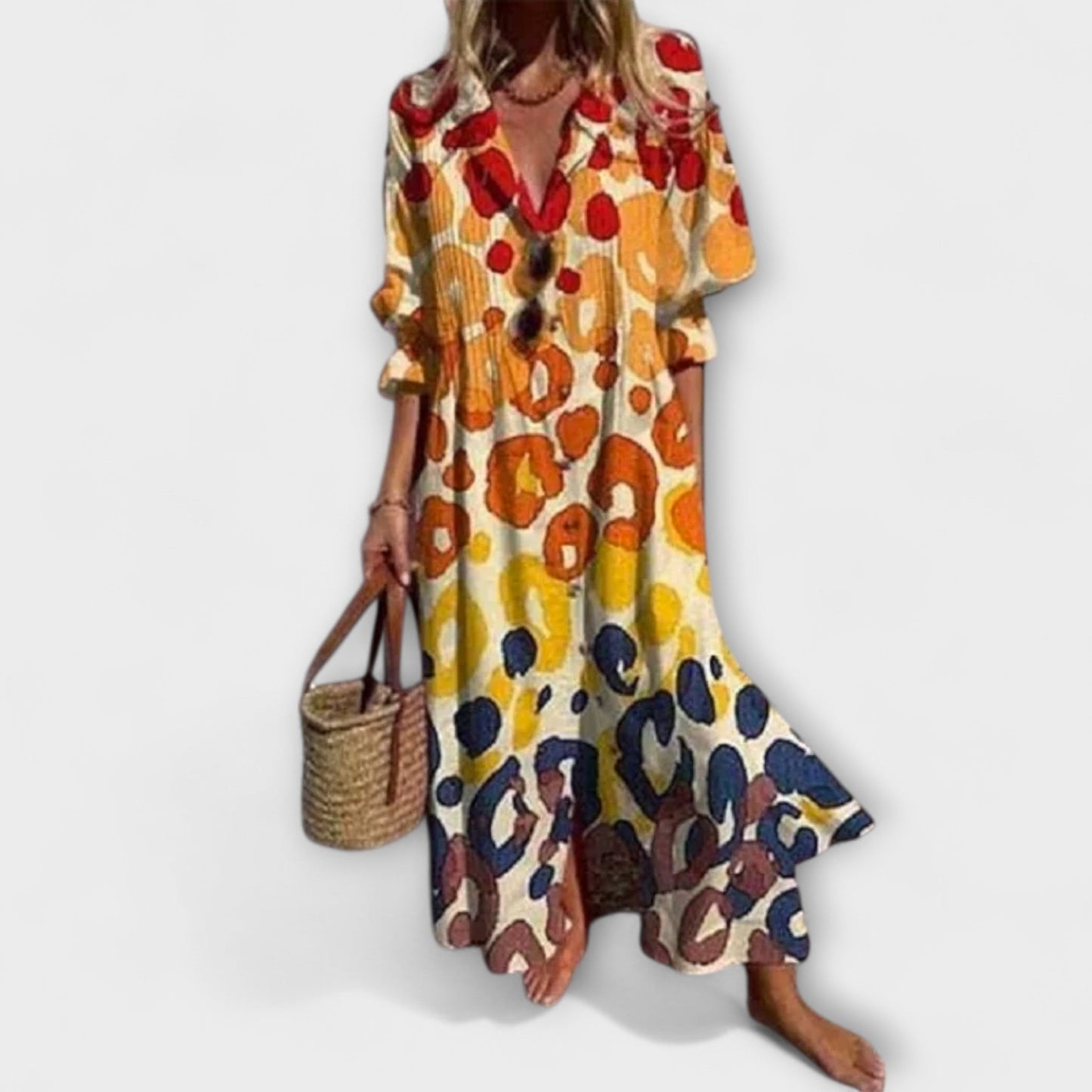 Lila - Robe Maxi Flatteuse pour un Style Sans Effort