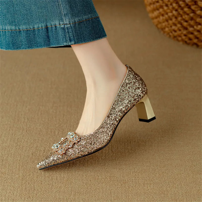 Talons Gloria Glitter pour un Glamour du Soir