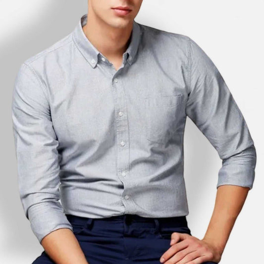 Chemise à Manches Longues Slim Fit Chic pour Événements Élégants