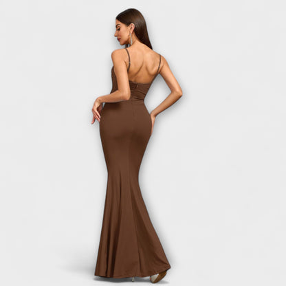 Robe Chic à Volants pour Occasions Spéciales