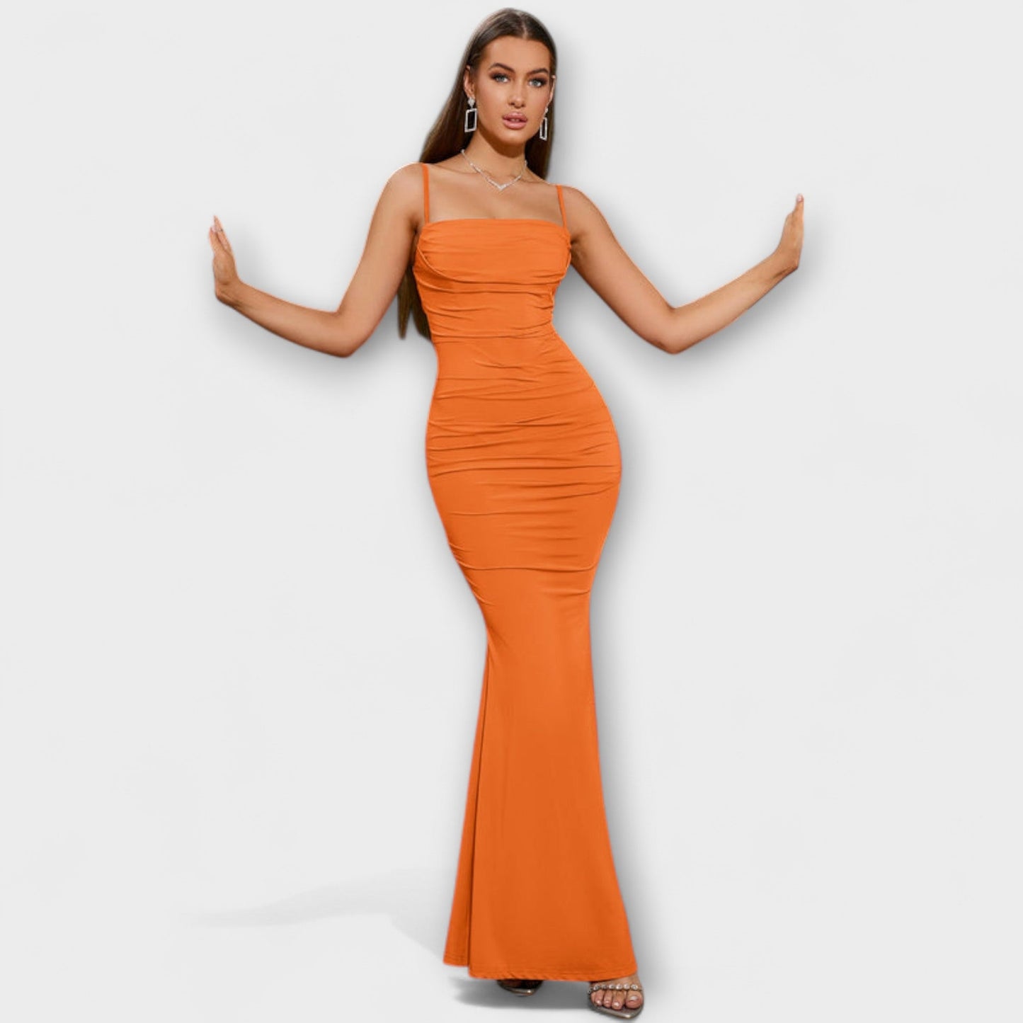 Robe Chic à Volants pour Occasions Spéciales