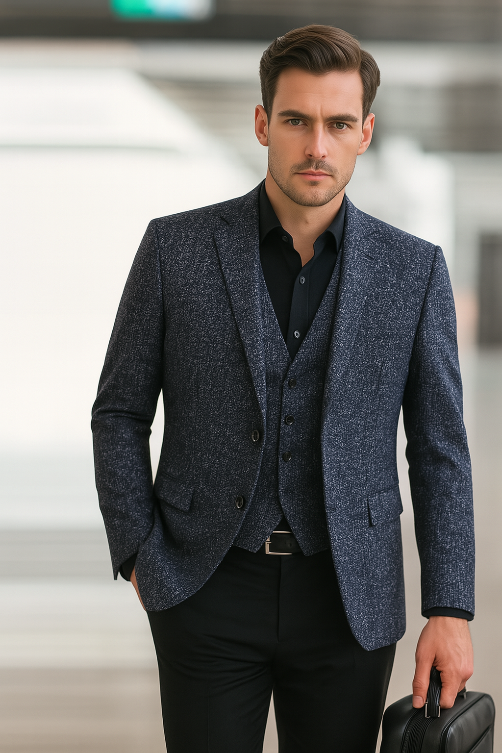 Blazer Slim Fit pour Hommes - Style Effortless pour Toutes Occasions