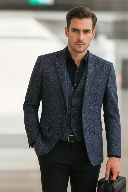 Blazer Slim Fit pour Hommes - Style Effortless pour Toutes Occasions