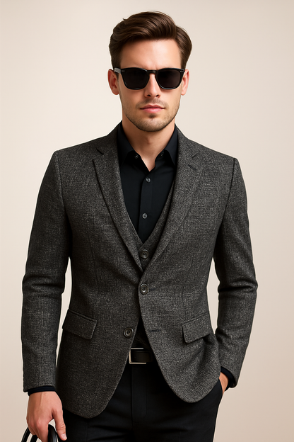Blazer Slim Fit pour Hommes - Style Effortless pour Toutes Occasions