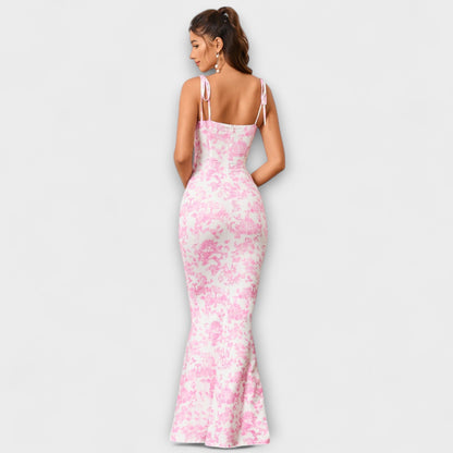 Robe Imprimée Florale Thalia pour Occasions Spéciales