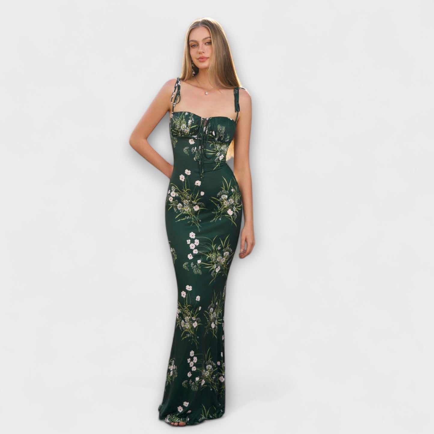 Robe Imprimée Florale Thalia pour Occasions Spéciales