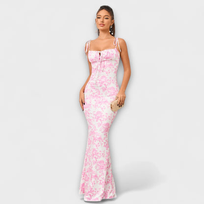 Robe Imprimée Florale Thalia pour Occasions Spéciales