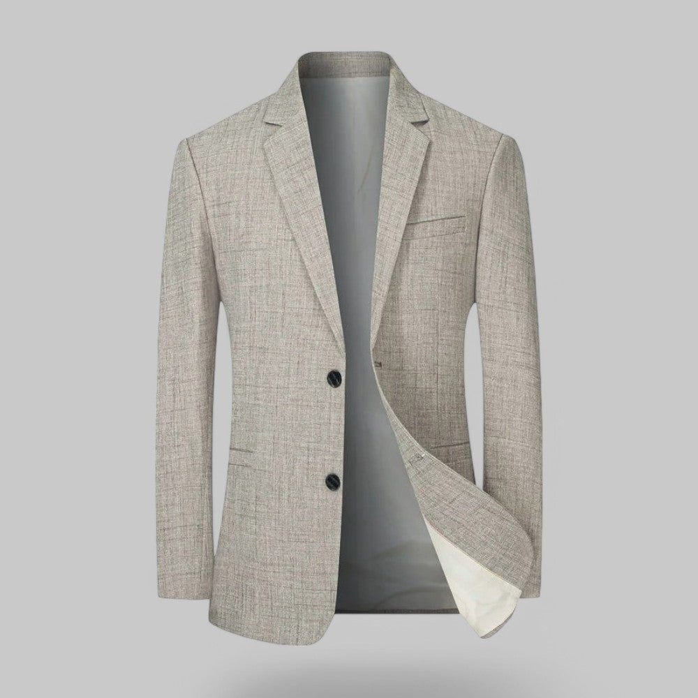 Blazer Élégant à Deux Boutons pour Hommes