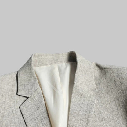 Blazer Élégant à Deux Boutons pour Hommes