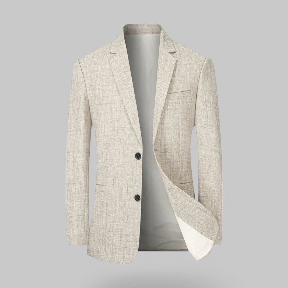 Blazer Élégant à Deux Boutons pour Hommes