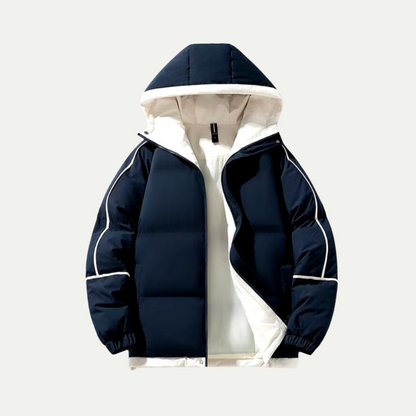 Parka Puffer à Capuche Unisexe pour Aventures d'Hiver