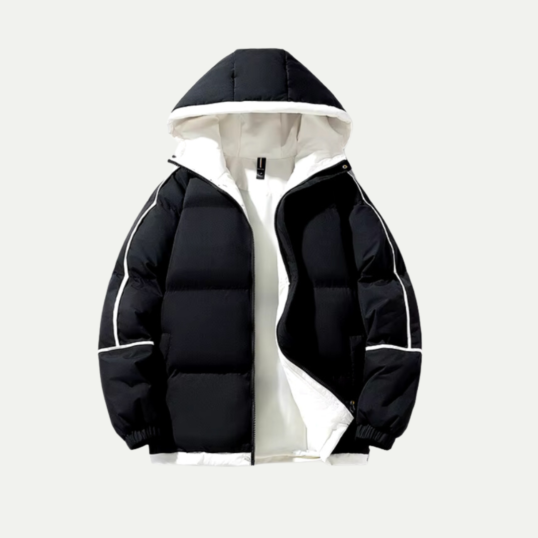 Parka Puffer à Capuche Unisexe pour Aventures d'Hiver