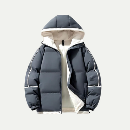 Parka Puffer à Capuche Unisexe pour Aventures d'Hiver