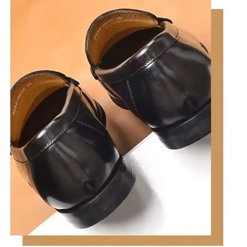 Mocassins Chic en Cuir Vegan à Enfiler pour le Travail et les Événements