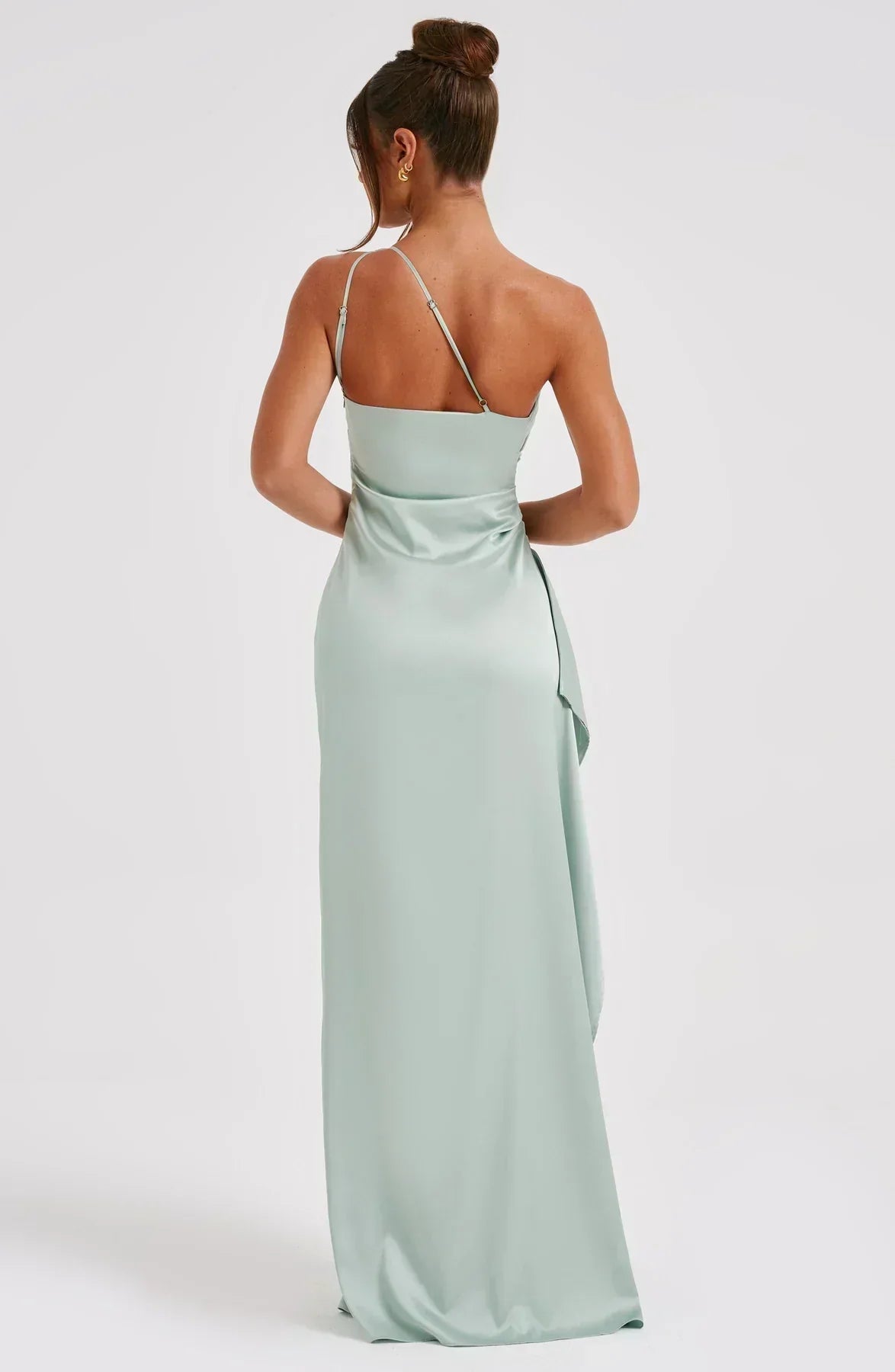 Robe Maxi Asymétrique Chic pour Soirée