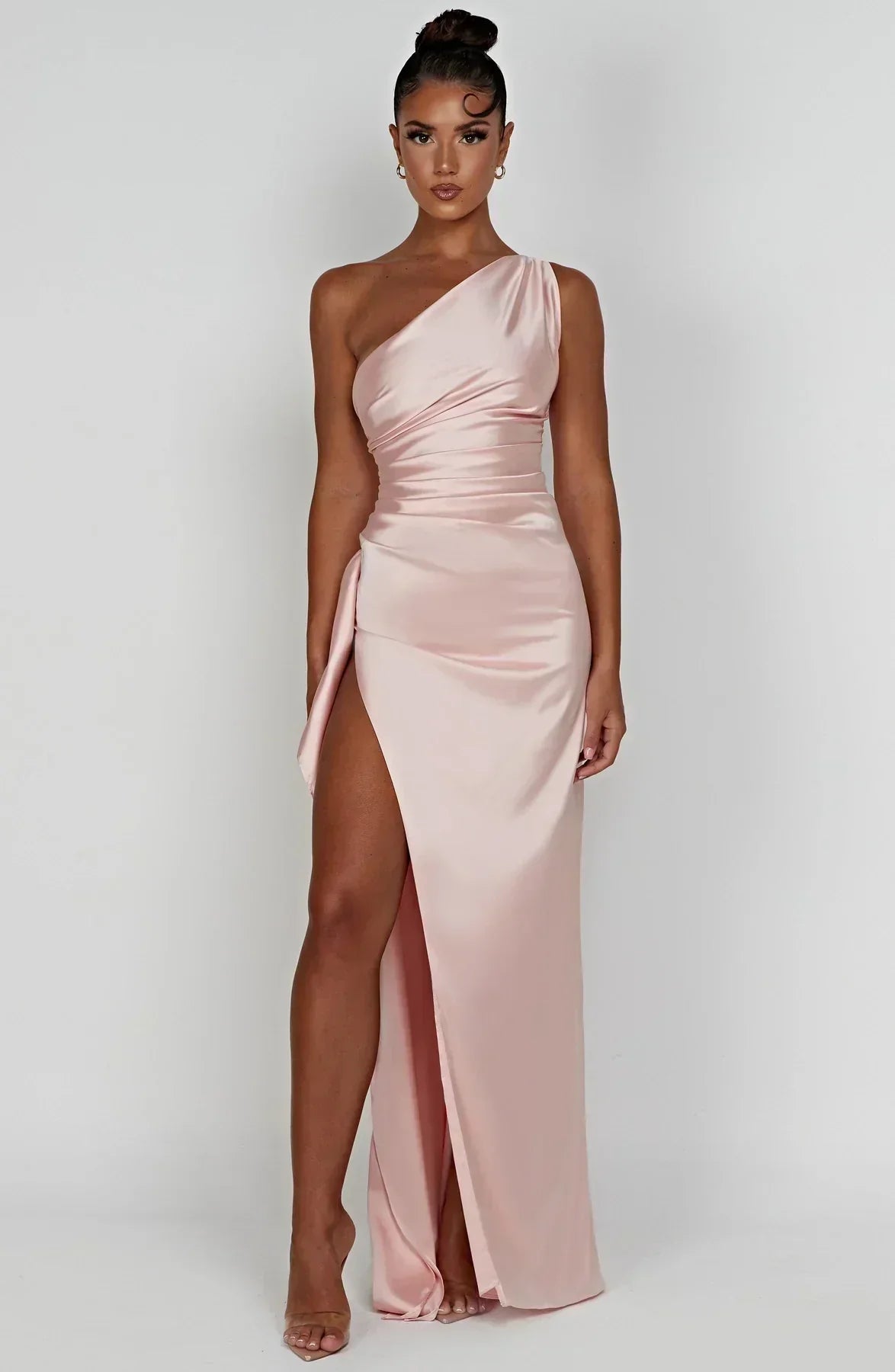 Robe Maxi Asymétrique Chic pour Soirée
