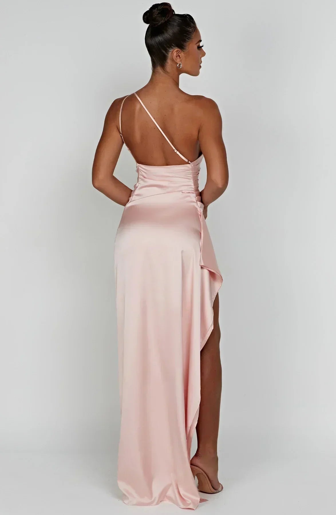 Robe Maxi Asymétrique Chic pour Soirée