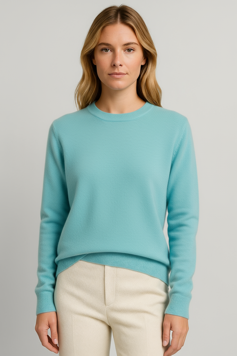 Pull en Tricot Classique à Col Rond pour Femmes pour Toutes les Occasions
